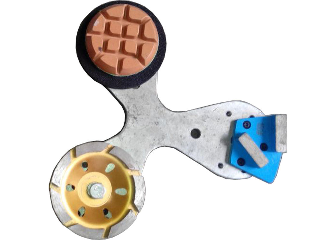 Double Discs Stone Floor Polisher / Terrazzo Floor Grinder With Single Phase