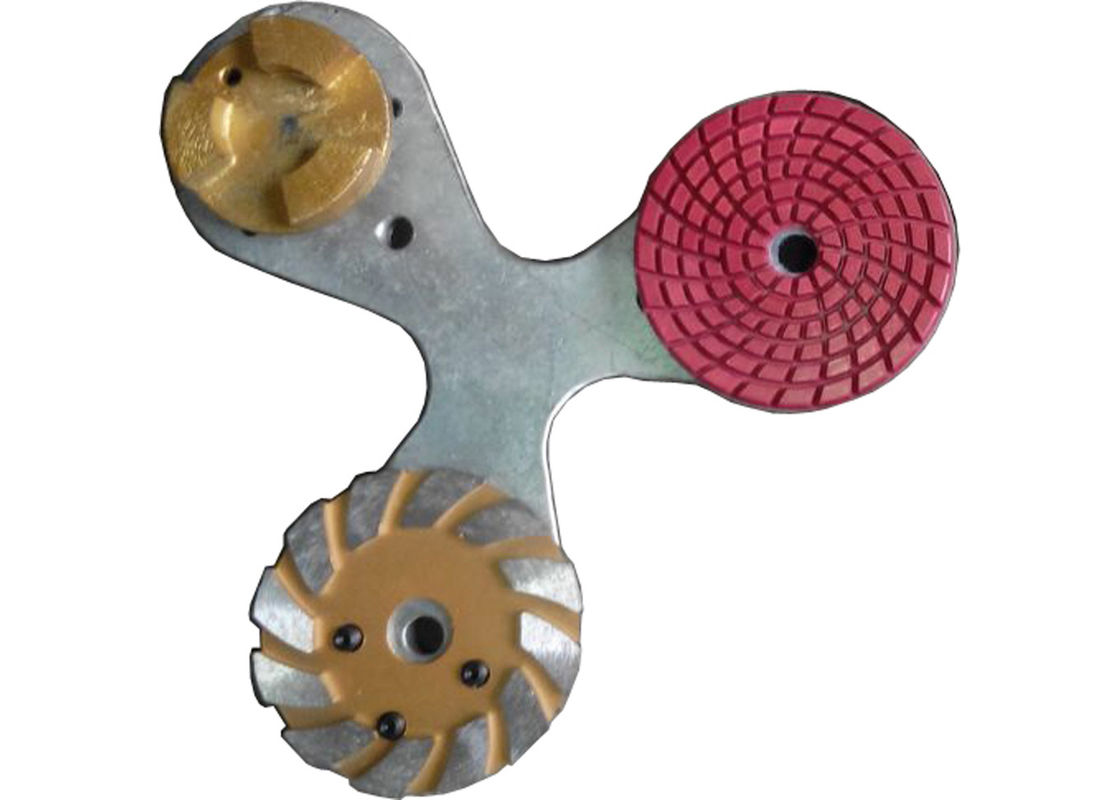 Double Discs Stone Floor Polisher / Terrazzo Floor Grinder With Single Phase