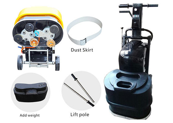 دستگاه پرداخت بتن خشک تک فاز زرد 4KW 5.5HP 1500rpm